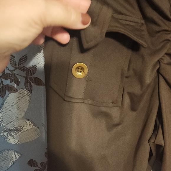 Women's Brown Flared Pants - Picture 4 of 5